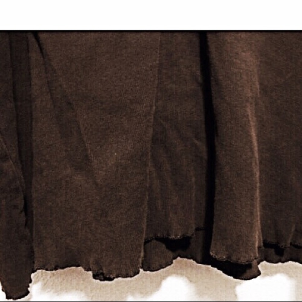 Tee-V-Neck, Snaps, Ribbed, Long Sleeve - Picture 3 of 5